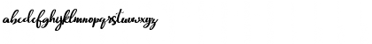 Download Beautiful Script script Font Lowercase Preview