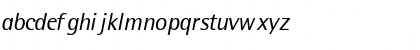 Download LibreSemiSansLightSSK Italic Font Lowercase Preview