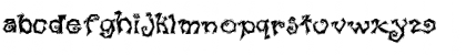 Download Lindsay Noisemaker Regular Font Lowercase Preview