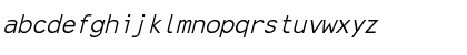 Download Line Printer Italic Font Lowercase Preview