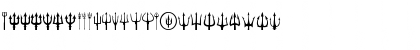 Download Black Trident Regular Font Lowercase Preview