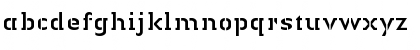 Download LTAuthenticStencil Regular Font Lowercase Preview