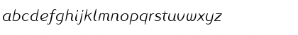 Download LinotypeInagur Light Light Italic Font Lowercase Preview