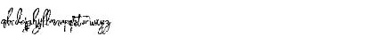 Download Bloomy Script Free Regular Font Lowercase Preview