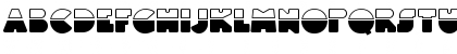 Download LTBlackWhite Black Font Lowercase Preview