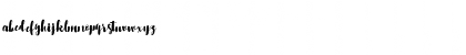 Download Bontella Script Regular Font Lowercase Preview