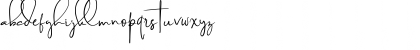 Download Brilliant Signature 1 Regular Regular Font Lowercase Preview