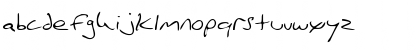 Download LloydsHand Regular Font Lowercase Preview