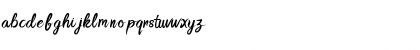Download BTX-DAINTY-CREEK DAINTY-CREEK Font Lowercase Preview