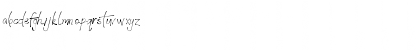 Download BTX-GILTHER GILTHER Font Lowercase Preview