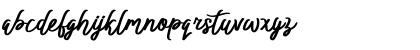 Download BTX-ITTALLY Regular Font Lowercase Preview