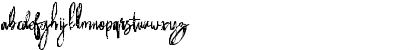 Download Butter Luchy Free Regular Font Lowercase Preview