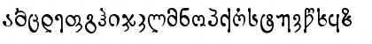Download Lordkipanidze TT Regular Font Lowercase Preview