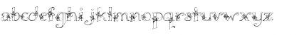 Download LOT Pressed Flowers Regular Font Lowercase Preview