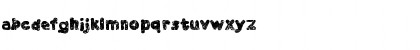 Download Chalk Scratches Rough Bold Font Lowercase Preview