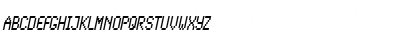 Download LowtechCondensed Oblique Font Lowercase Preview