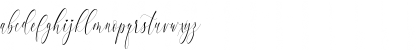 Download Charlotte Calligraphy Regular Font Lowercase Preview