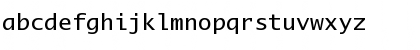 Download LucidaMonoEF Regular Font Lowercase Preview
