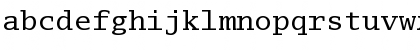 Download LucidaTypewriter Roman Font Lowercase Preview