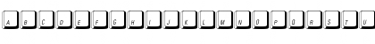 Download MacKeyCaps Regular Font Lowercase Preview