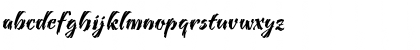 Download BendigoPlain Regular Font Lowercase Preview