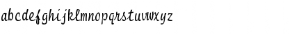 Download ManuscriptThin Normal Font Lowercase Preview