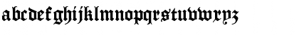 Download ManuskriptGotisch Regular Font Lowercase Preview