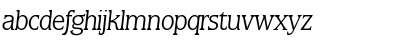 Download MarburgLight RegularItalic Font Lowercase Preview