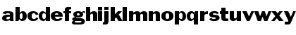 Download BenjaminGothicWide Regular Font Lowercase Preview