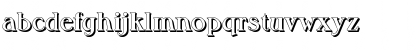 Download MelbourneShadow Bold Font Lowercase Preview