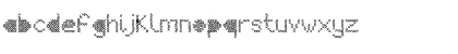 Download Mesh Stitch Regular Font Lowercase Preview