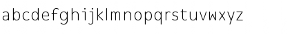 Download Message-ThinRounded Regular Font Lowercase Preview