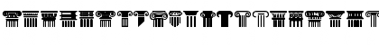 Download Greek Column Regular Font Lowercase Preview