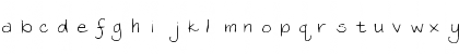 Download mimi regular Font Lowercase Preview