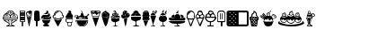 Download Ice Cream Icons Regular Font Lowercase Preview