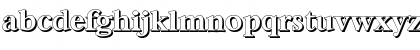 Download BernsteinShadow Bold Font Lowercase Preview