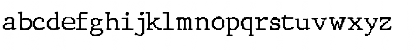 Download JMH Typewriter Regular Font Lowercase Preview
