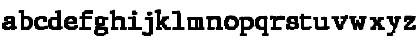 Download JMH Typewriter Black Font Lowercase Preview