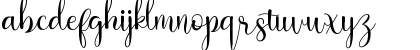 Download Kaylia Regular Font Lowercase Preview