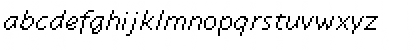 Download BetabetWebItalic Regular Font Lowercase Preview