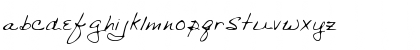 Download BethanysHand Regular Font Lowercase Preview