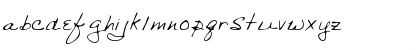 Download BethanysHand Regular Font Lowercase Preview