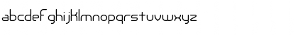 Download Nanosecond Thin BRK Normal Font Lowercase Preview