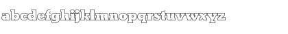 Download BetonOutPExtBol Regular Font Lowercase Preview