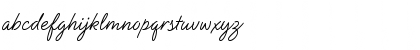 Download Natural Script Regular Font Lowercase Preview
