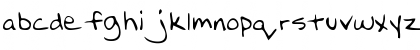 Download NellysHand Regular Font Lowercase Preview