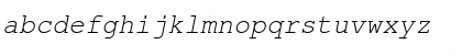 Download NimbusMonLUN Italic Font