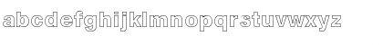 Download NTOutline Bold Font Lowercase Preview