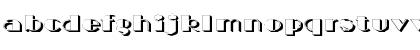 BIGCSHAD-Normal Extended Regular Font Lowercase Preview
