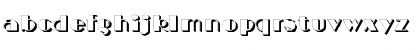BIGCSHAD-Normal Wide Regular Font Lowercase Preview